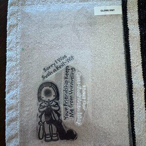 Close Knit Clear Unmounted Stamp Set